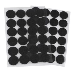 Liimitav takjakinnitus, must, läbimõõt 25 mm, 10 tk