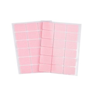Liimitav takjakinnitus, 25x32 mm, roosa, pakis 18 kinnitust