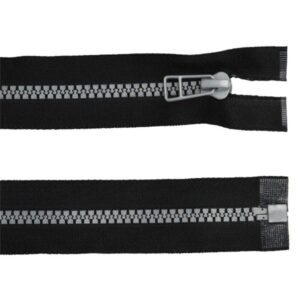 Traktorlukk, must hõbedase lukuosaga, alt lahtikäiv, 85 cm