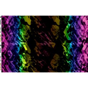 Trikotaaž - Lycklig Design, roosad, sinised ja rohelised triibud