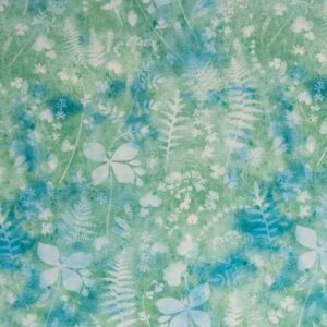 Trikotaaž - rohelised suvelilled