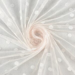 Tüll - täppidega, beebiroosa