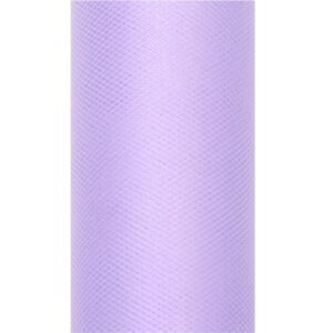 Tüll rullis, 15 cm x 9 m, helelilla