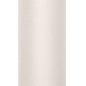 Tüll rullis, 30 cm x 9 m, loodusvalge