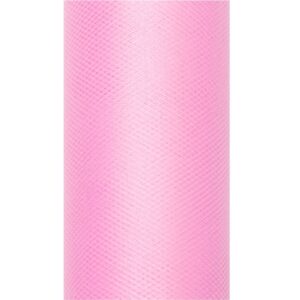 Tüll rullis, 30 cm x 9 m, roosa