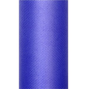 Tüll rullis, 15 cm x 9 m, tumesinine