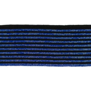 Valmissoonik, hõbeniidiga, sinise-mustatriibuline