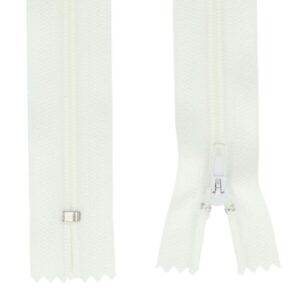 Spiraallukk, alt kinnine, valge, 60 cm