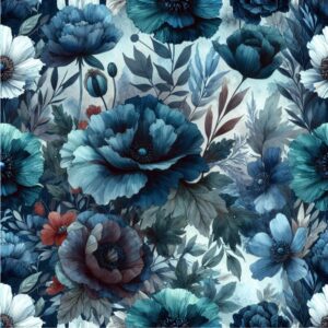 Viskoostrikotaaž - tumesinised moonid