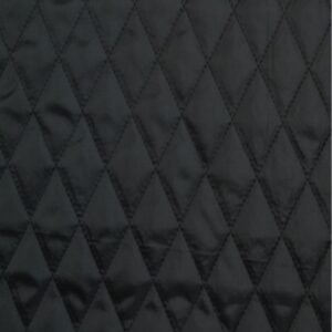 Tepitud vooder vatiiniga, 150 g/m², must