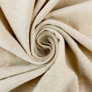 Puuvillane kortsukangas - beež