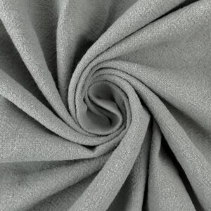 Puuvillane kortsukangas - hall