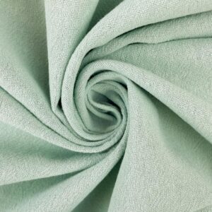 Puuvillane kortsukangas - vanaroheline