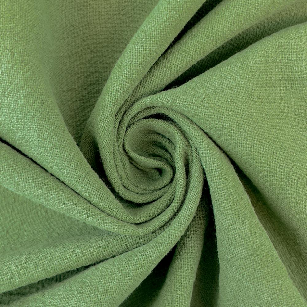 Puuvillane kortsukangas - metsaroheline