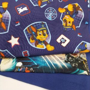 Käpapatrulli ja mootorratastega trikotaažikomplekt, 1,6 m