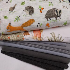 Loomadega hall komplekt - trikotaaž + dress + soonik, 2,87 m