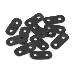 Nööri otsik, kunstnahast, must, 4-5 mm nöörile