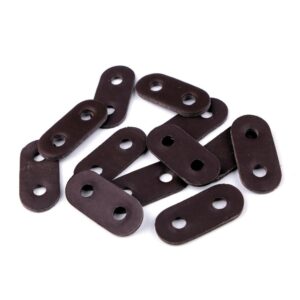 Nööri otsik, kunstnahast, tumepruun, 4-5 mm nöörile