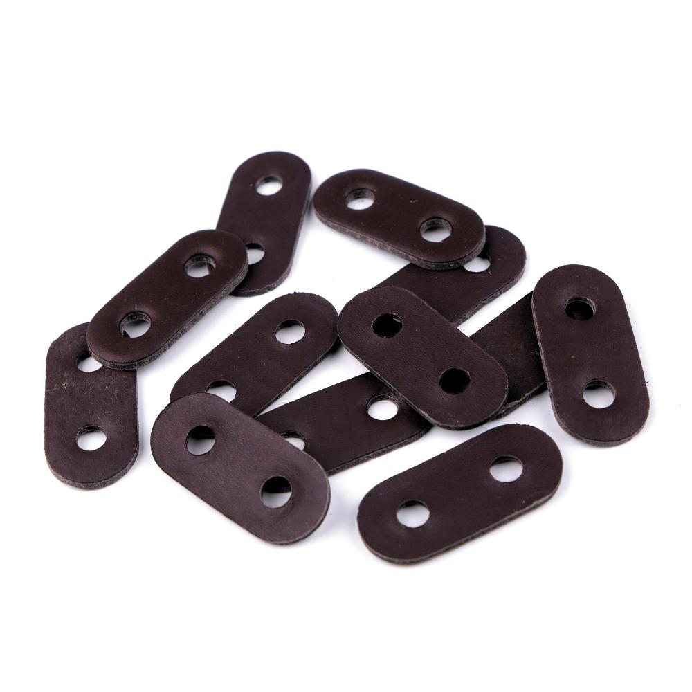 Nööri otsik, kunstnahast, tumepruun, 4-5 mm nöörile