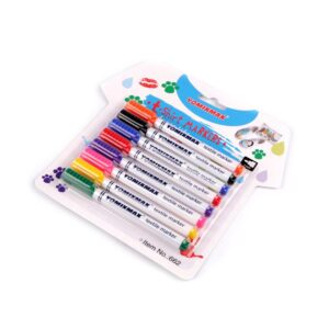 Tekstiilimarkerid, 8 tk komplektis