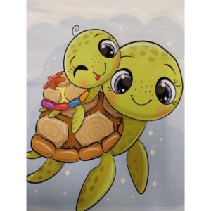 Trikotaažpaneel - kilpkonnad, 45x55 cm