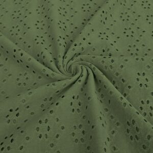 Broderii trikotaaž, roheline