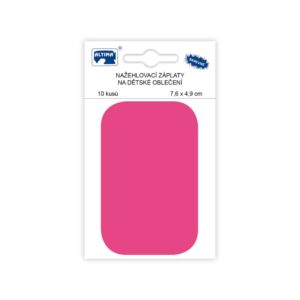 Triigitav paik, 7,6 x 4,9 cm, fuksiaroosa