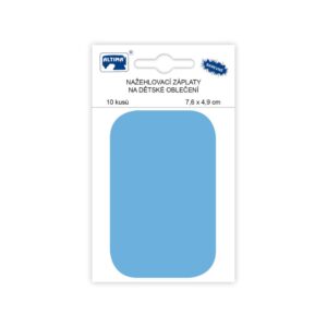 Triigitav paik, 7,6 x 4,9 cm, helesinine