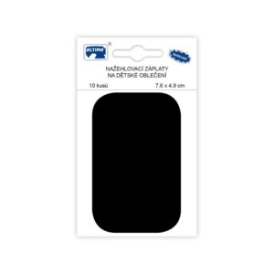 Triigitav paik, 7,6 x 4,9 cm, must