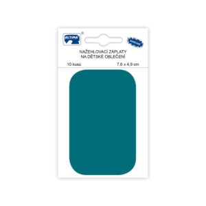 Triigitav paik, 7,6 x 4,9 cm, petrol