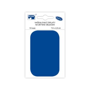 Triigitav paik, 7,6 x 4,9 cm, tumedam sinine