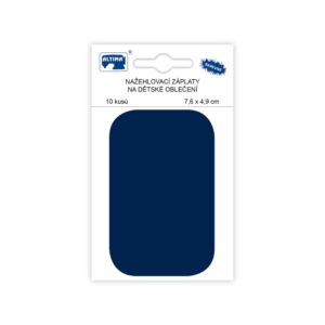 Triigitav paik, 7,6 x 4,9 cm, tumesinine