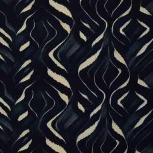 Dressikangas -  abstraktsed tumesinised jooned